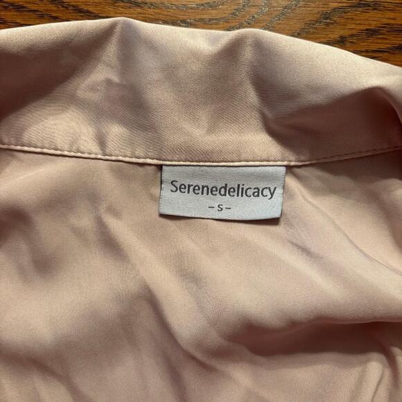 Serenedelicacy Shorts Pajama set Beige Size S - Picture 5 of 15